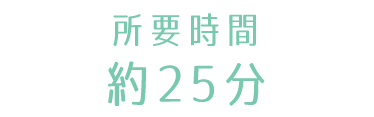 所要時間 約25分